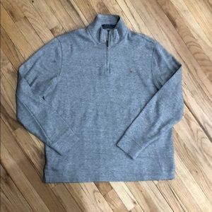Ralph Lauren quarter zip - light grey